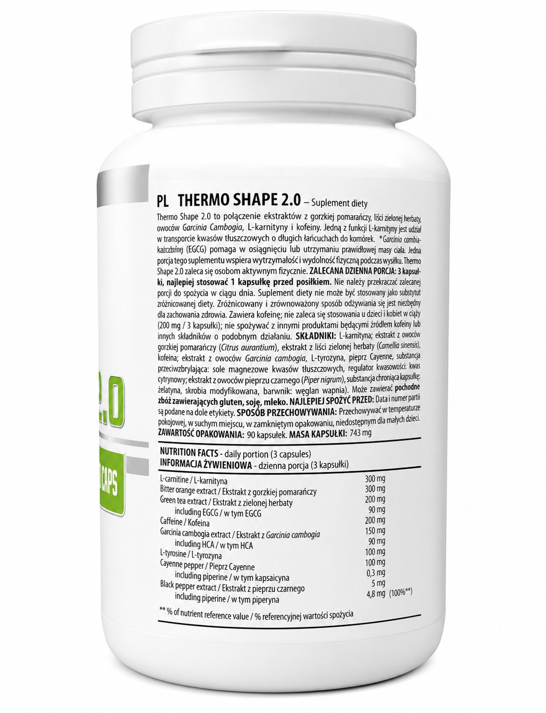 Thermo Shape 2.0 90 cápsulas
