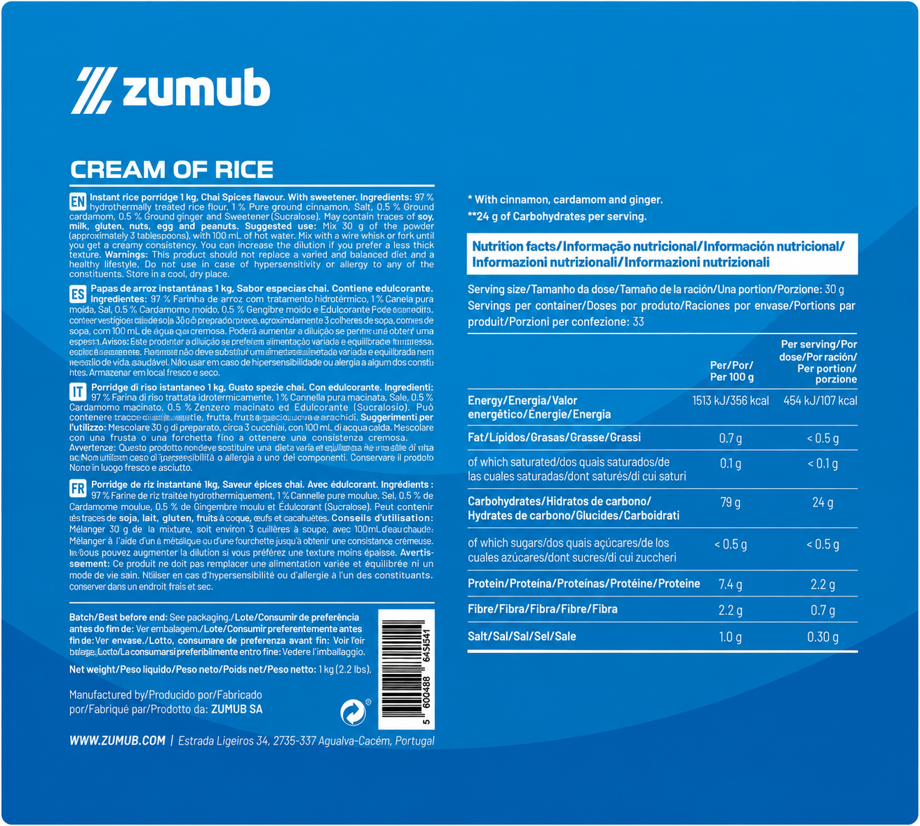 Crema de Arroz 1 kg