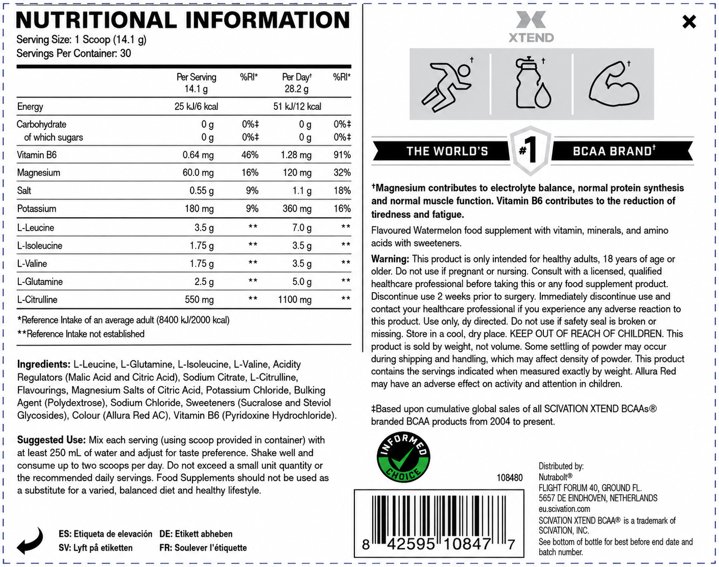Xtend BCAAs Sandia