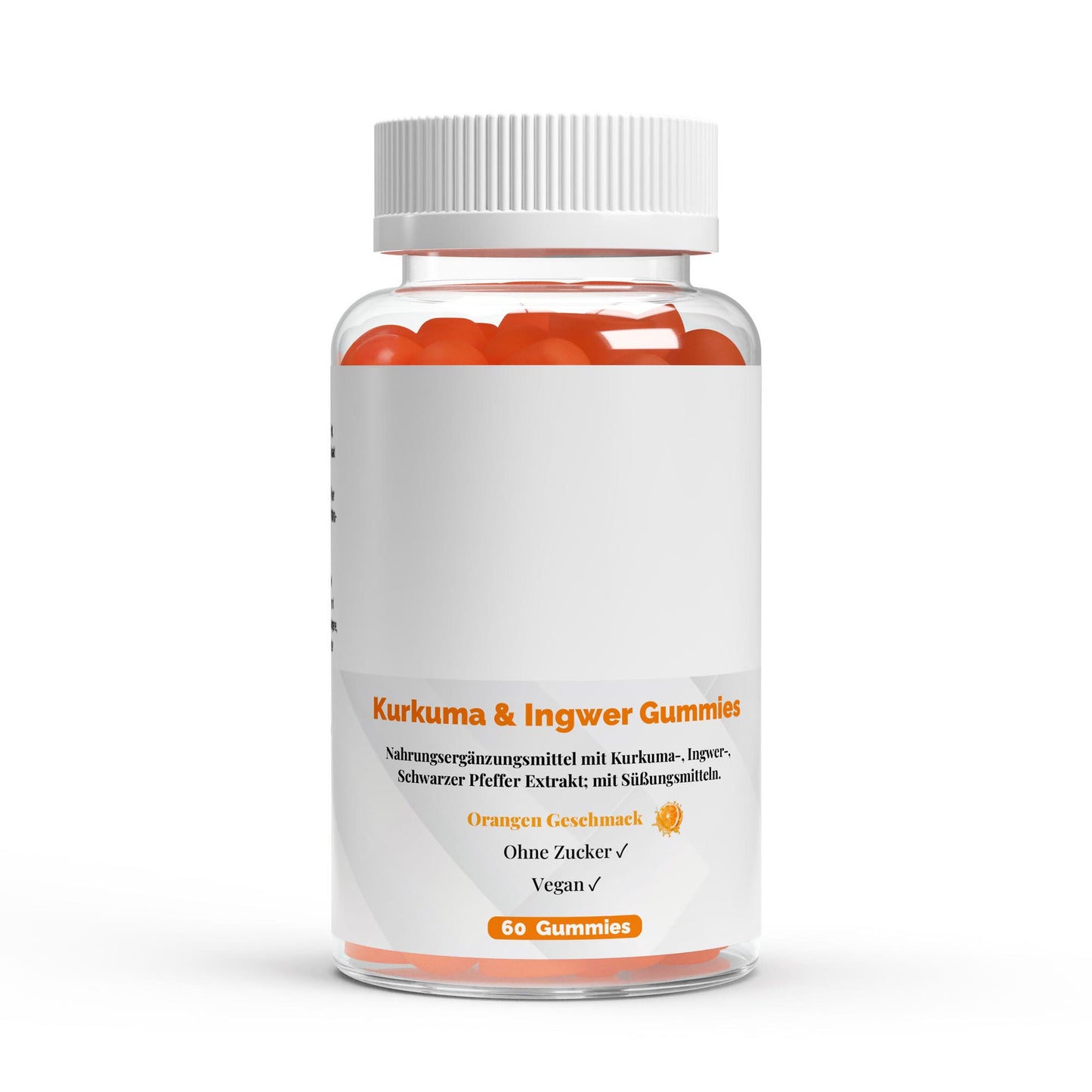 Curkuma + Ingwer + Schwarzer Pfeffer Gummies - 60 Stk.