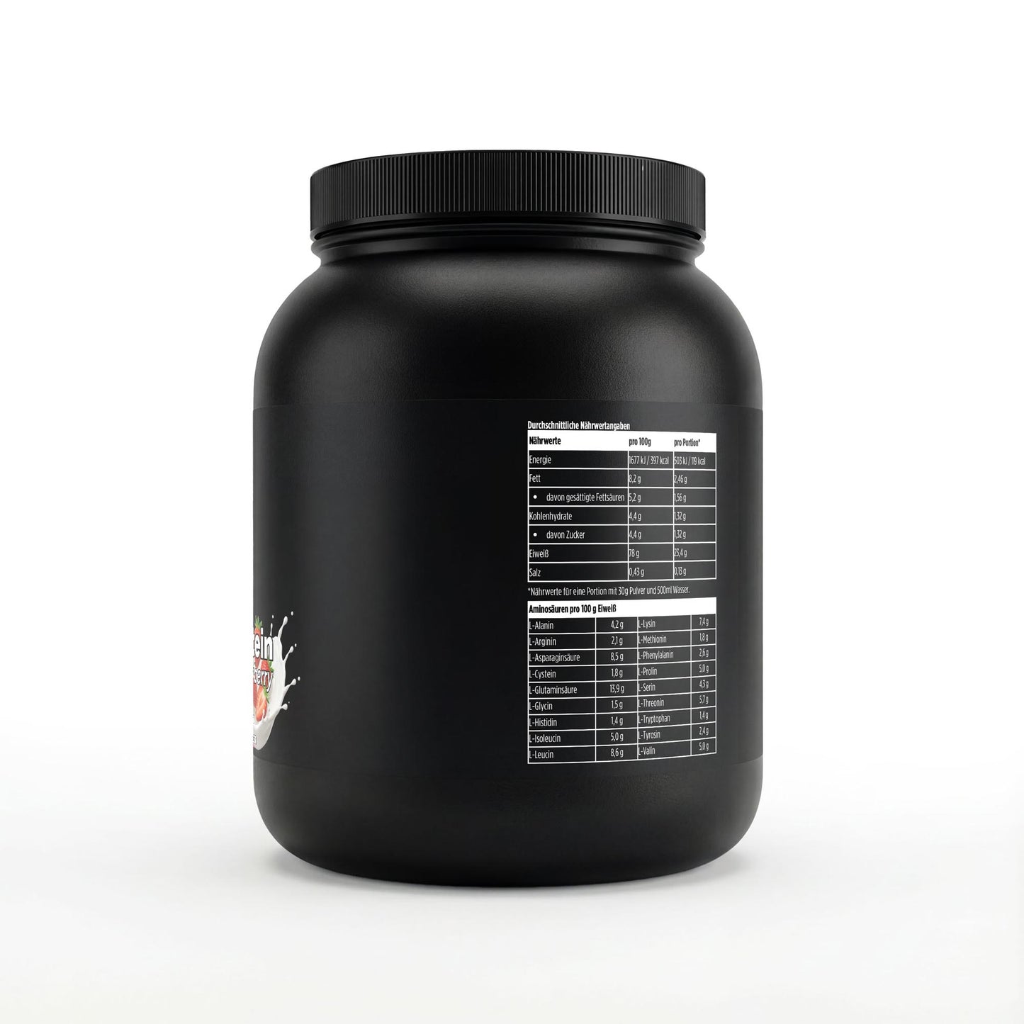 Proteína de suero de leche premium sabor fresa - 1000 g