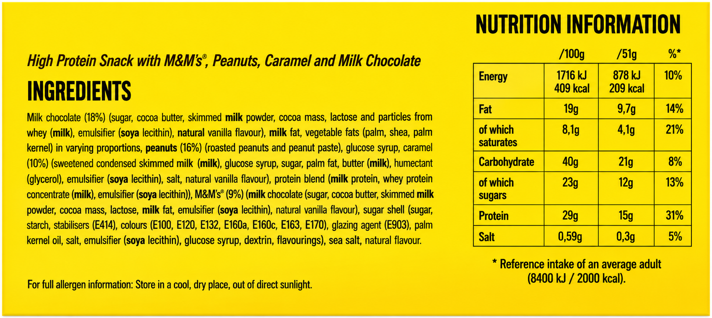 M&M´s HiProtein 51g