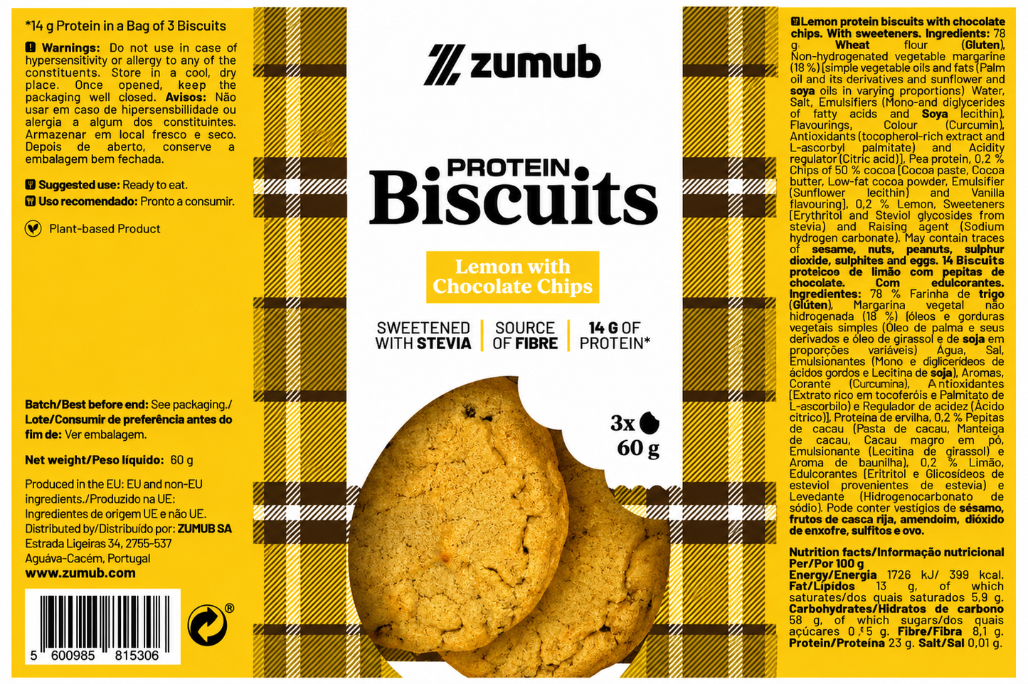 Galletas Proteicas 60g