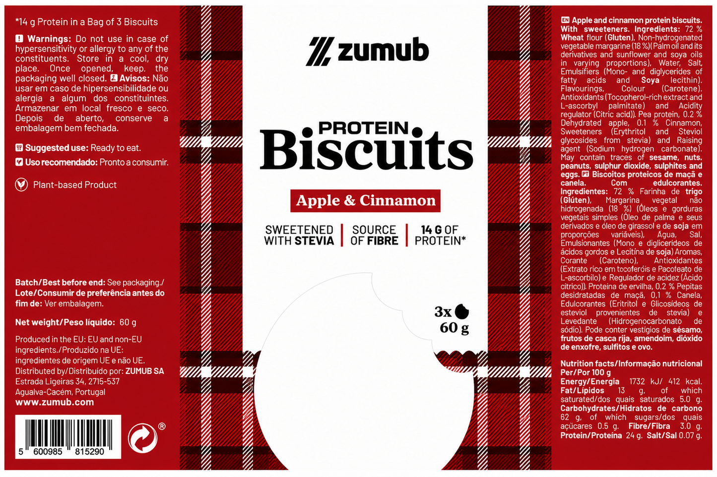 Galletas Proteicas 60g