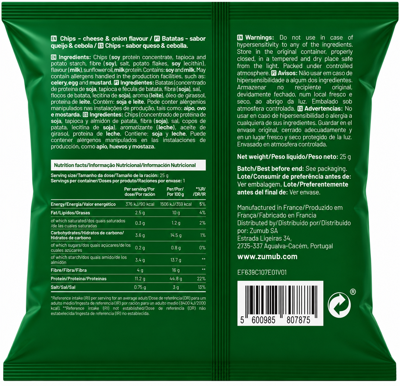 Protein Chips 25g