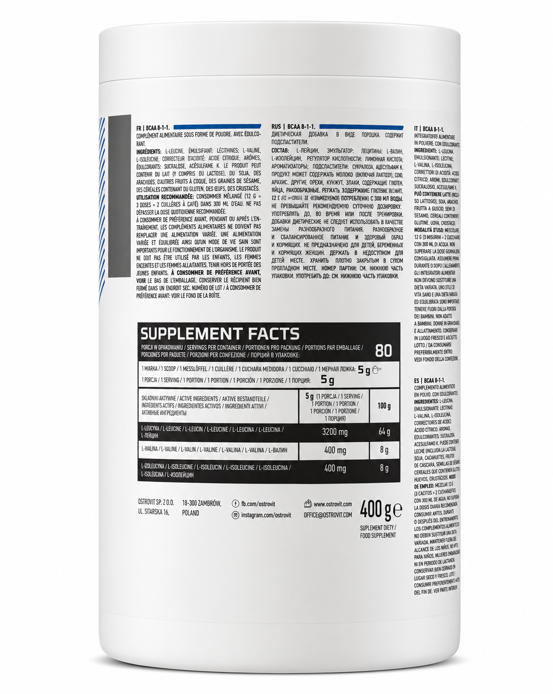 BCAA 8-1-1 400g