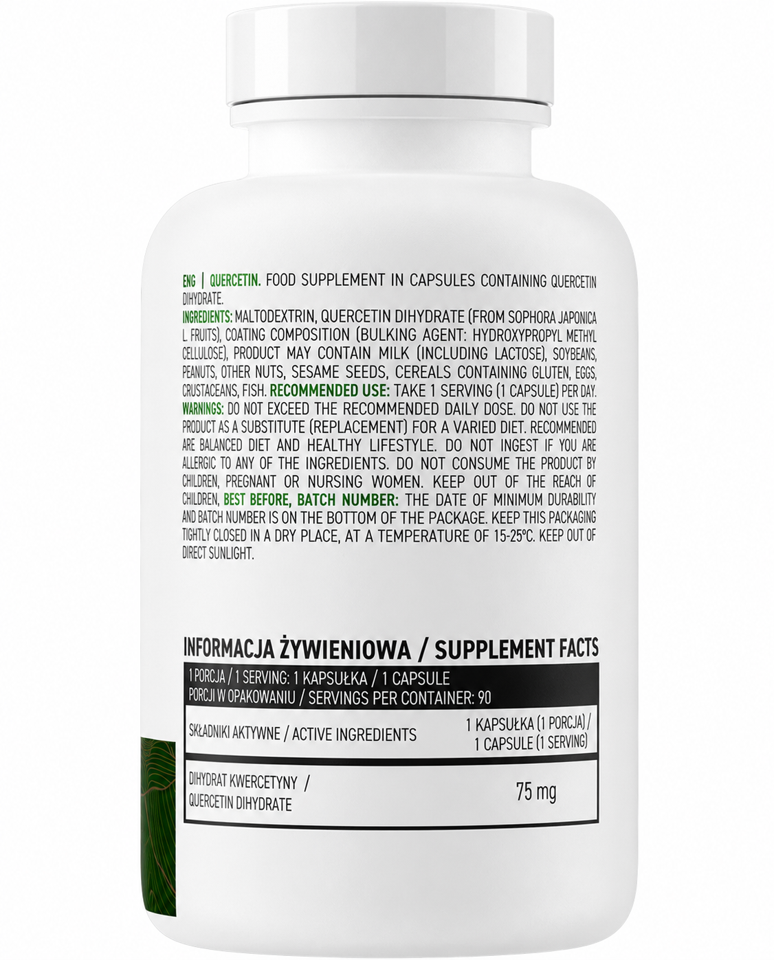 Quercetina Vege 90 cápsulas