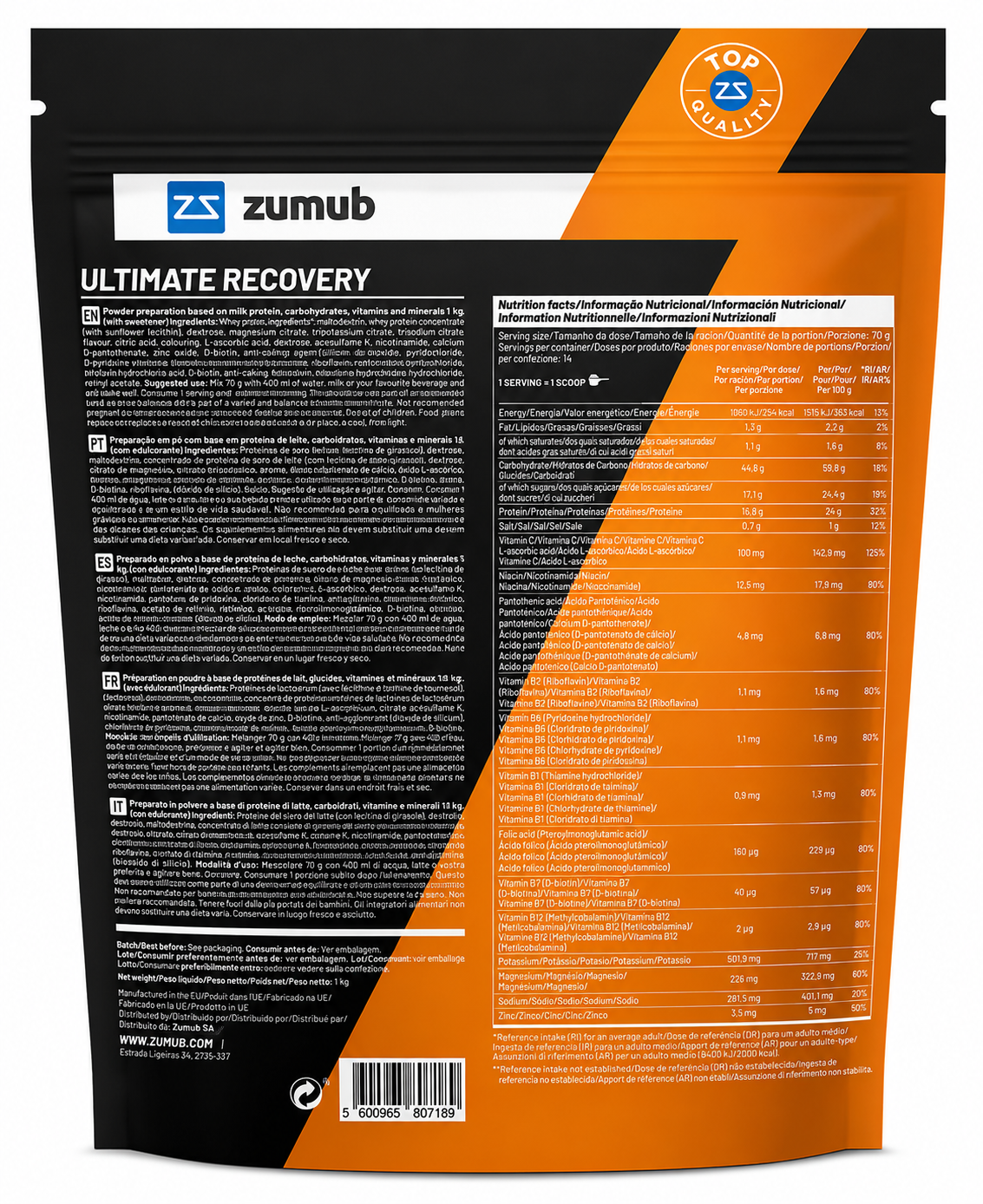 Ultimate Recovery 1kg