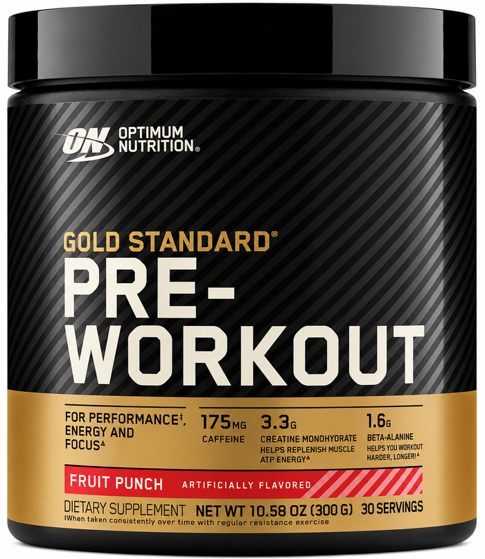 Gold Standard Pre Entrenamiento Ponche de Frutas