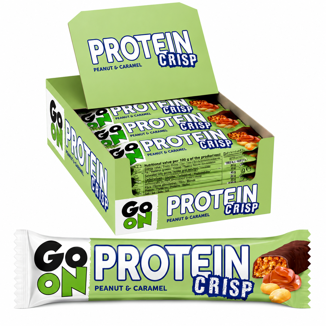 Barrita Proteínas Crujiente Go On! 50g