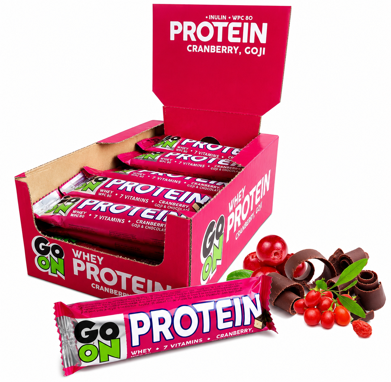 Barrita Proteínas Crujiente Go On! 50g