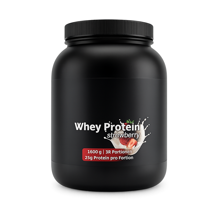 Proteína de suero de leche premium sabor fresa - 1000 g