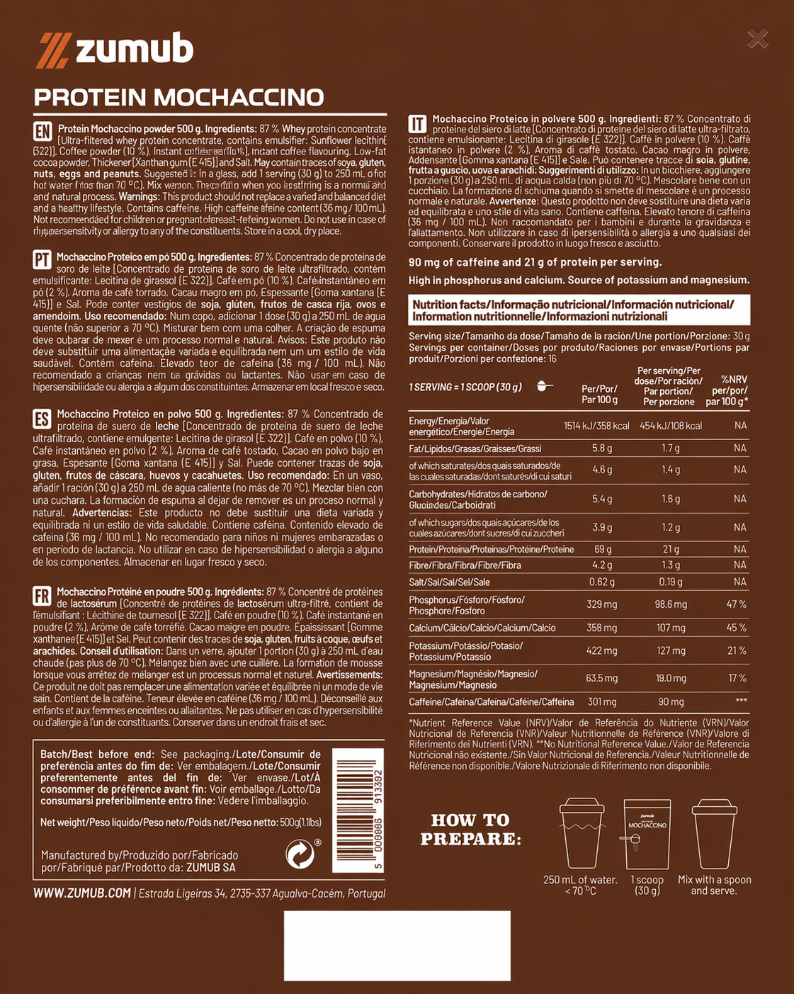PROTEIN MOCHACCINO 500g