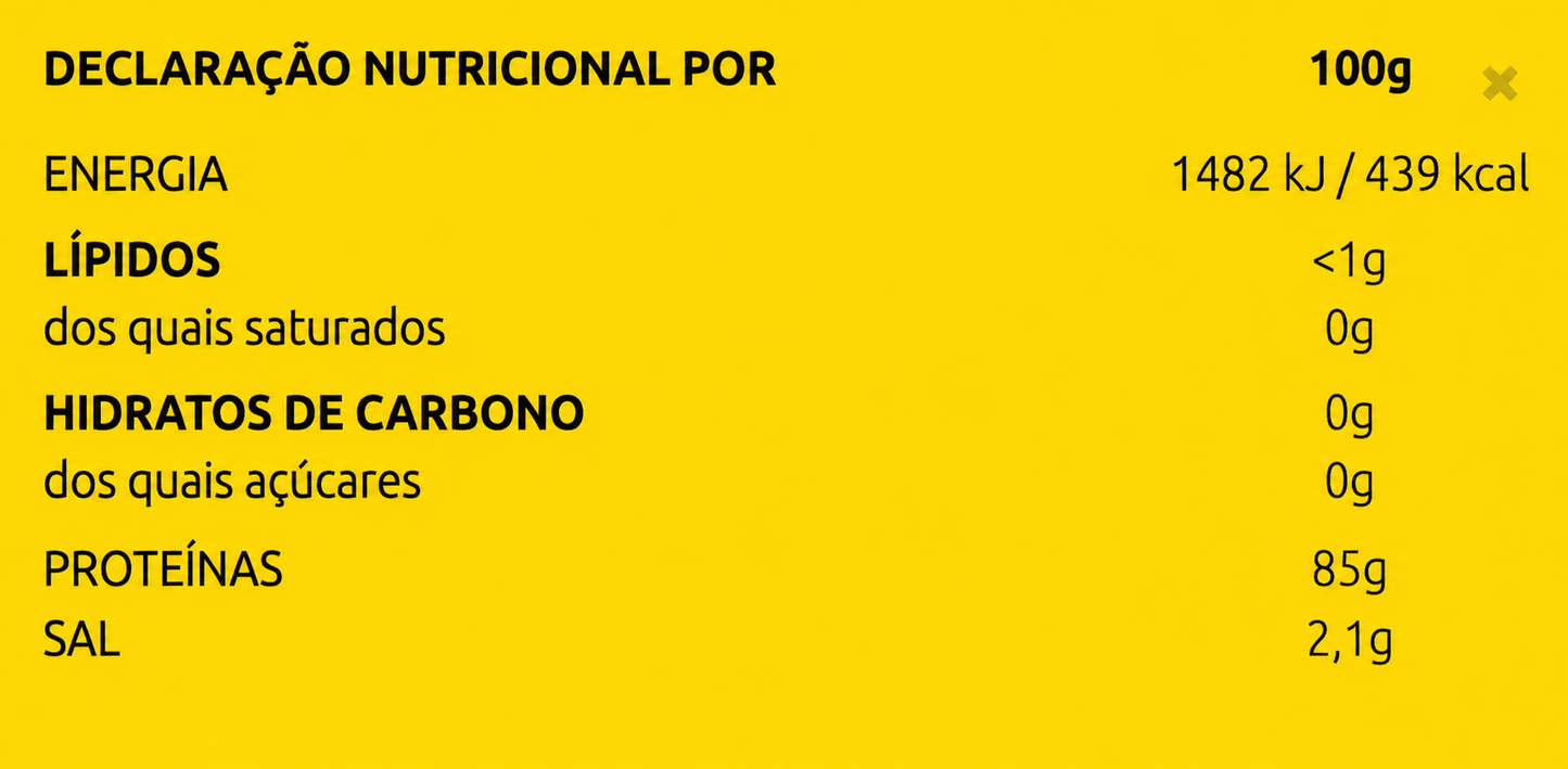 100% CLARA DE HUEVO EN POLVO 600 G