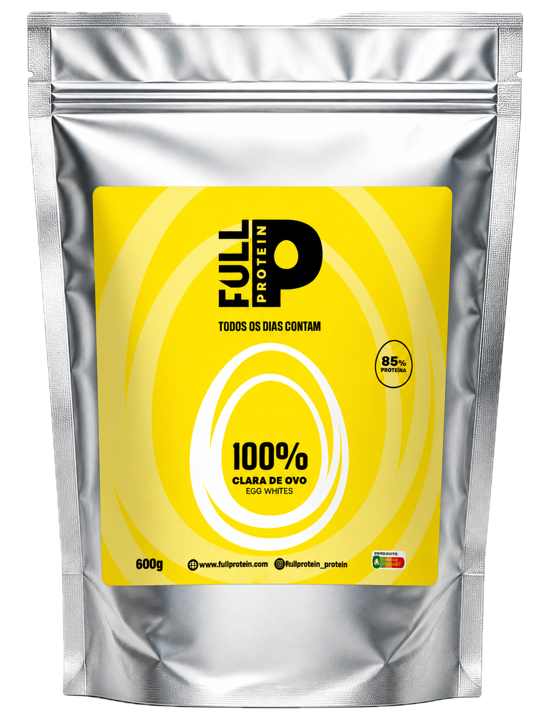 100% CLARA DE HUEVO EN POLVO 600 G