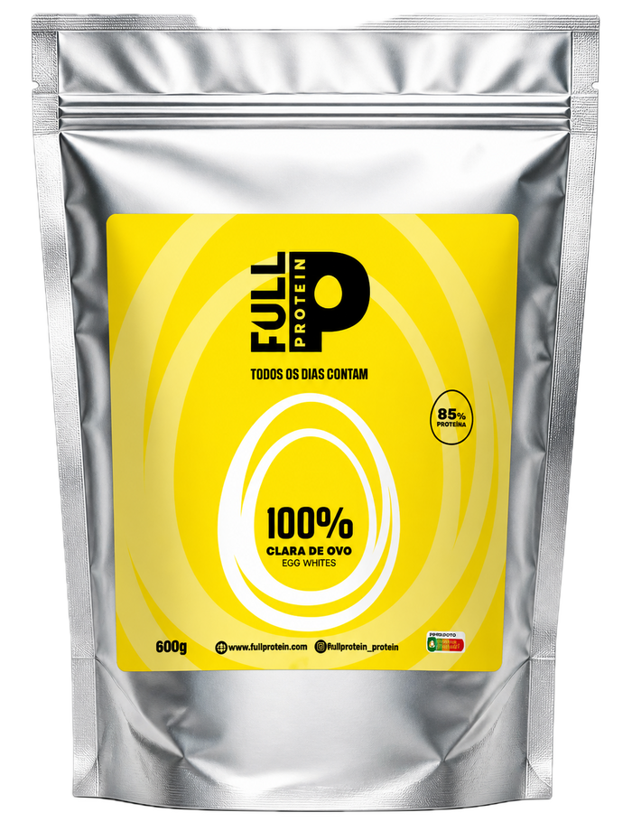 100% CLARA DE HUEVO EN POLVO 600 G