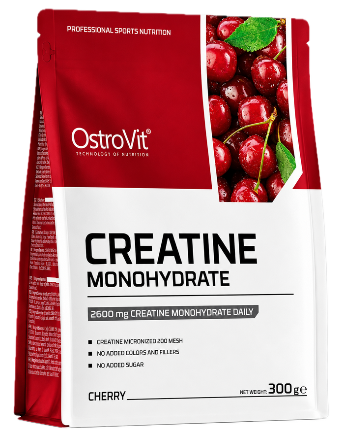 MONOHIDRATO DE CREATINA 300g Cereza