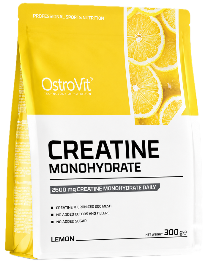MONOHIDRATO DE CREATINA 300g Limon