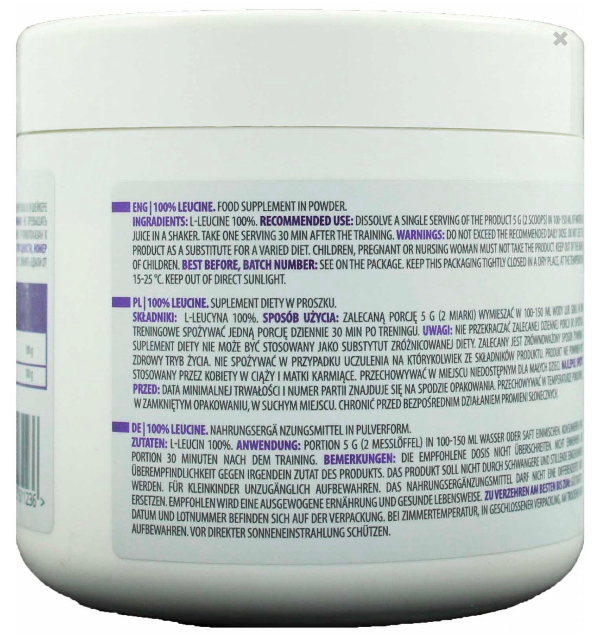 100% Leucina 200 g