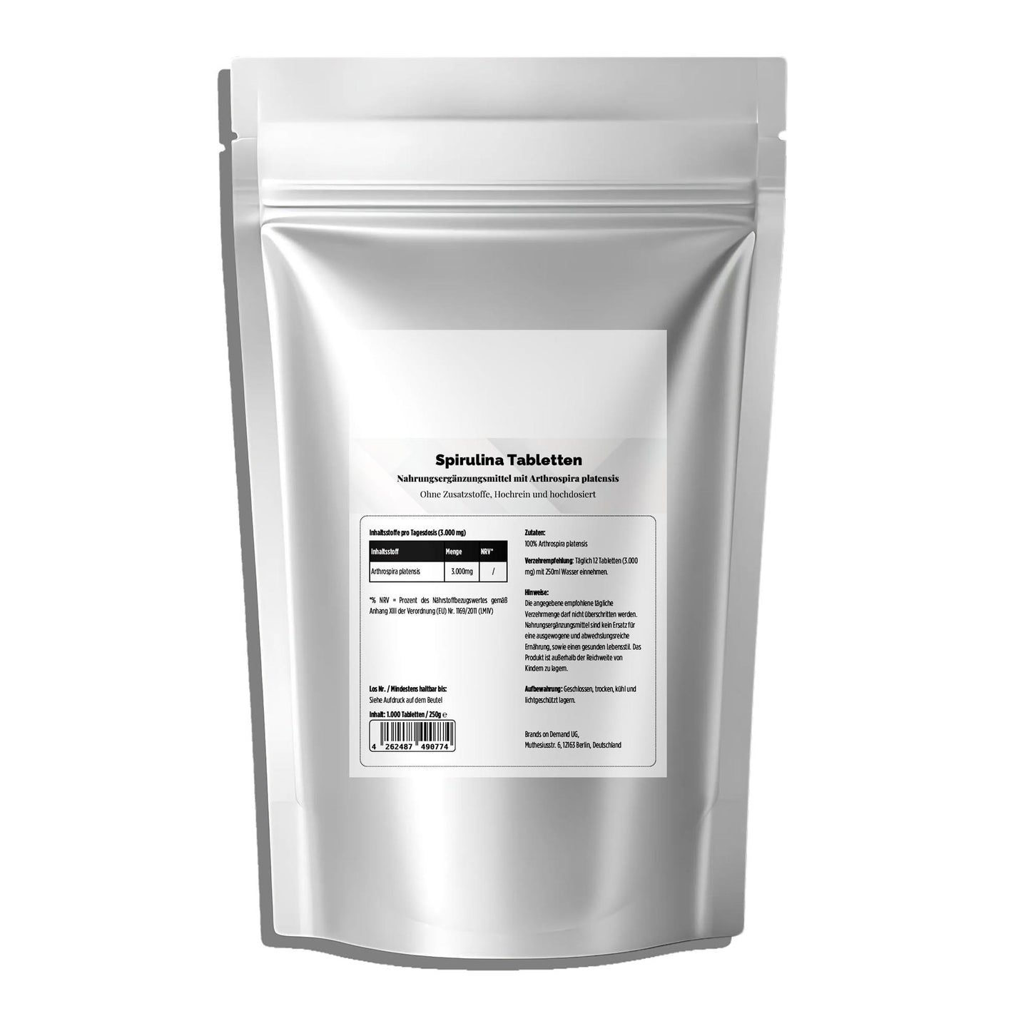 Spirulina - 1.000 Tabletten